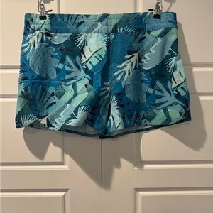 NWT Worldwide Sportmans Tropical Turkish Blue Charter Shorts SPF Size XXL